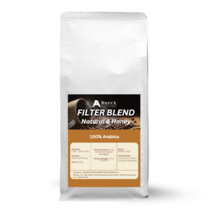 BrevA Filter Natural Honey Coffee Bean 500g